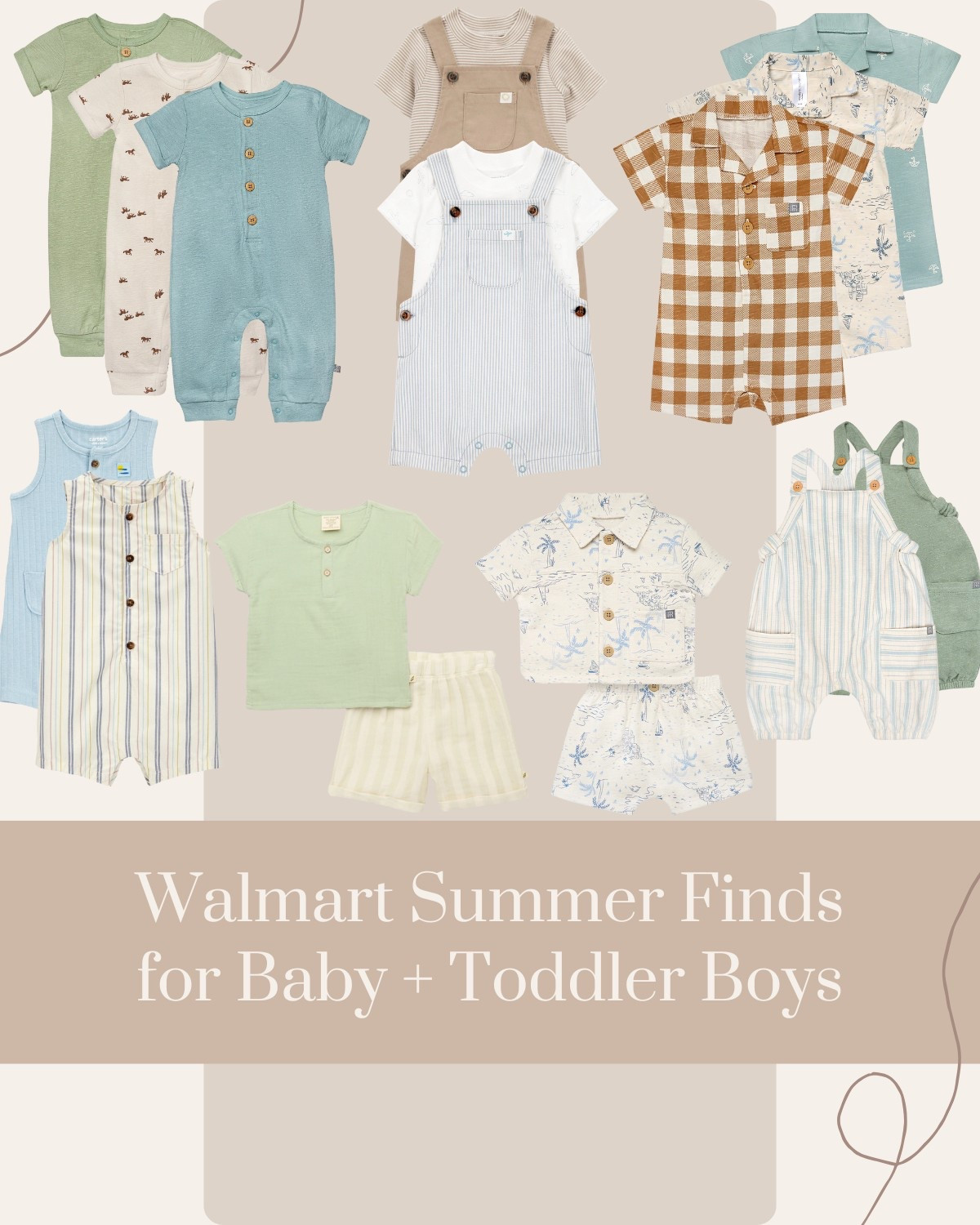 Baby and toddler boy Walmart spring and summer clothes 

#LTKKids #LTKBaby