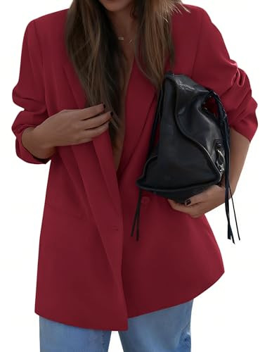 PRETTYGARDEN Fall 2026 Blazers for Women Business Casual Long Sleeve Lapel Pockets Spring Winter ... | Amazon (US)