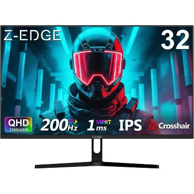 Z-EDGE Gaming Monitor UG32 32” IPS 200Hz 2xDP & 2xHDMI Ports 2K QHD 2560X1440 1MS HDR FreeSync VESA 300cd/m² brightness Aspect Ratio 16:9 | Target