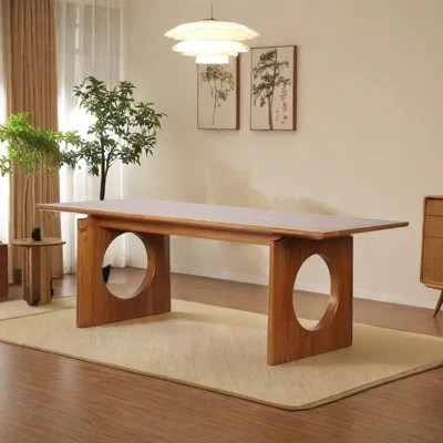 Modern Design Solid Ash Wood Dining Table | Wayfair North America