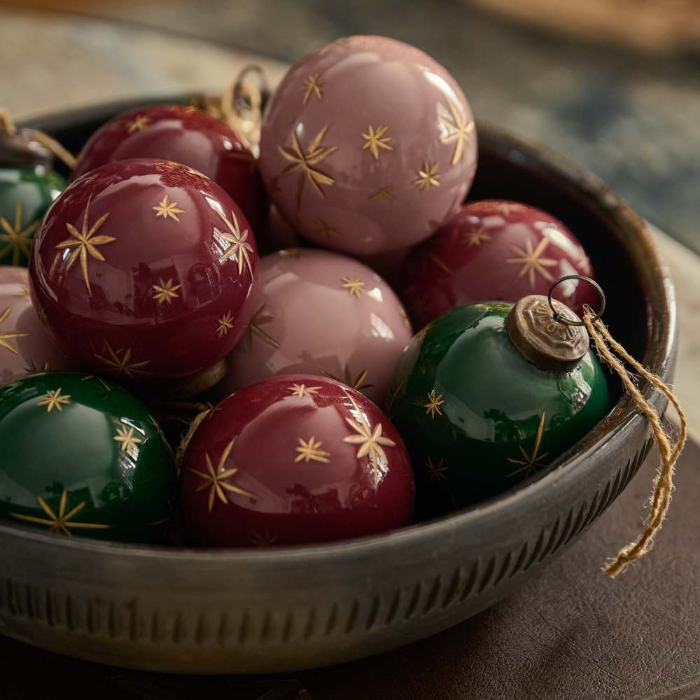 Gold Painted Star Ornament Set of 6 | Magnolia