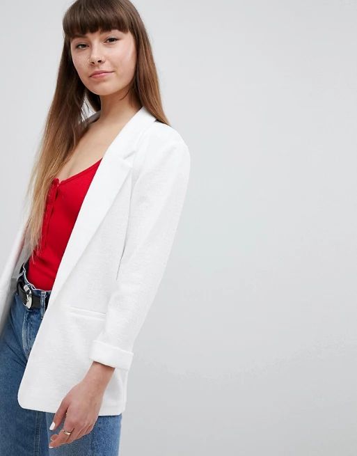 New Look Textured Ponte Blazer | ASOS US