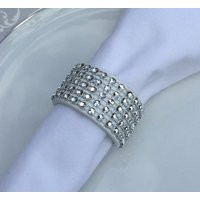 Bling Napkin Rings, Set Of 8 Rhinestone Mesh, Wedding Decor | Etsy (US)