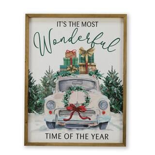 Wonderful Time White Truck Wall Sign by Ashland® | Michaels Stores