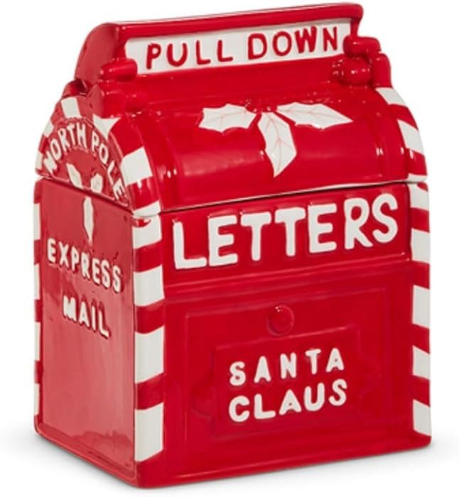 RAZ Imports 9.5" Santa's Mail Box Cookie Jar (4512181) | Amazon (US)