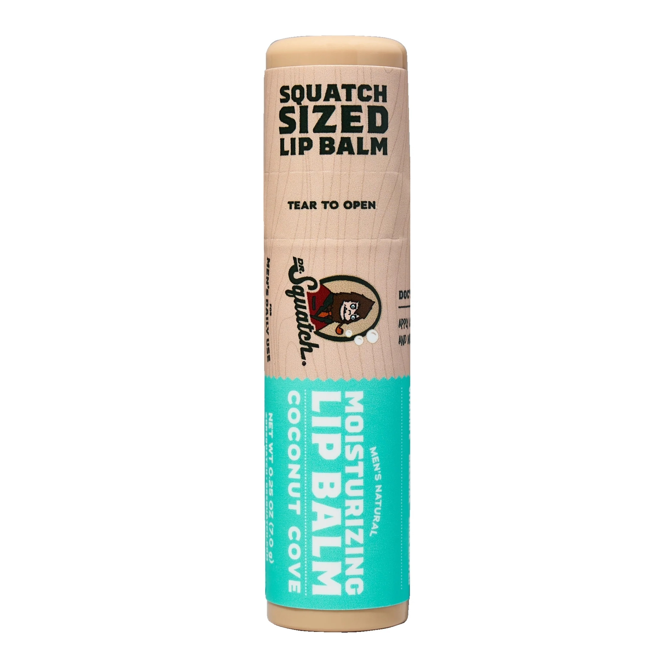 Dr. Squatch Moisturizing Natural Lip Balm, Coconut Cove, 0.25 oz | Walmart (US)