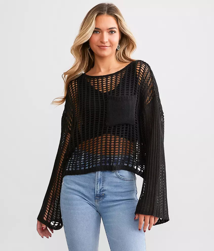 Cropped Sweater | Buckle