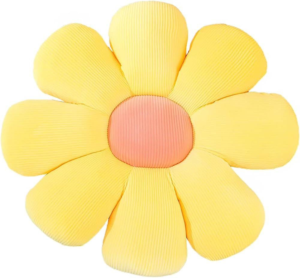 ANYEI Flower-Shaped Throw Pillow Cushion Floor Cushion Cushion Office Sedentary Tatami Car Butt C... | Amazon (US)
