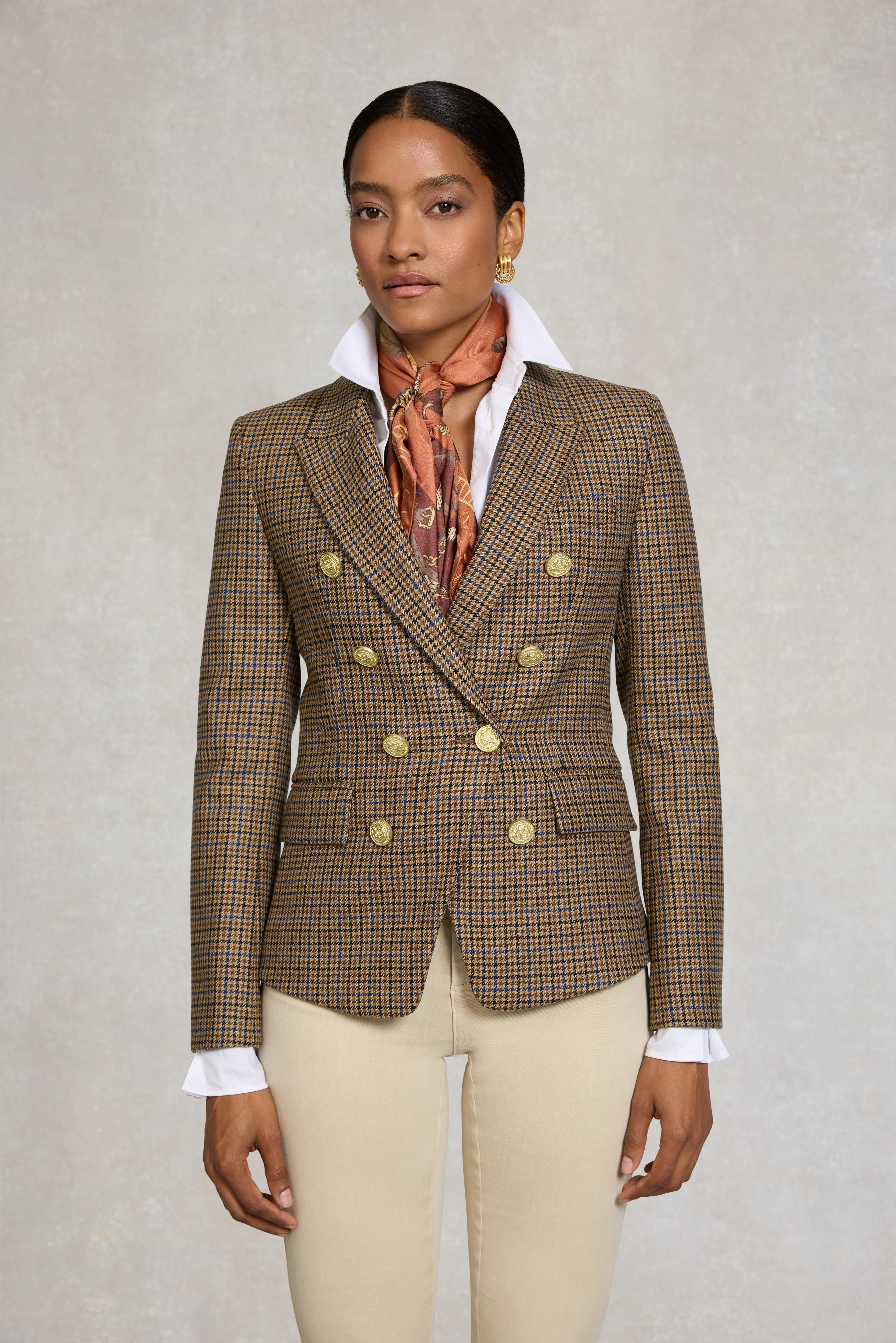 Knightsbridge Blazer (Abbot Check Tweed) | Holland Cooper
