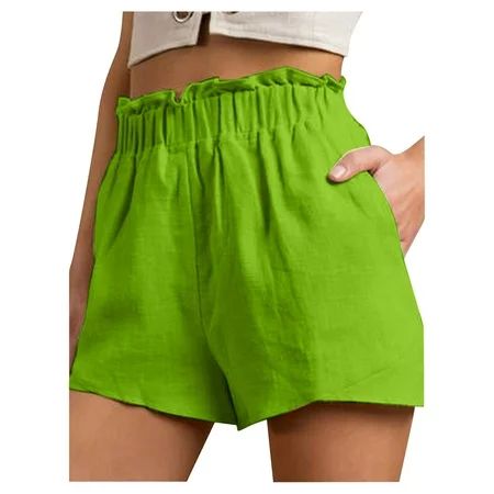 Owordtank Womens Flowy Shorts Sports Loose Casual Straight Leg Athletic Shorts | Walmart (US)