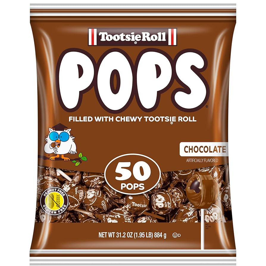 Tootsie Pops Single Flavor Bag - Chocolate Flavored Lollipops with Chocolatey Center - Individual... | Amazon (US)