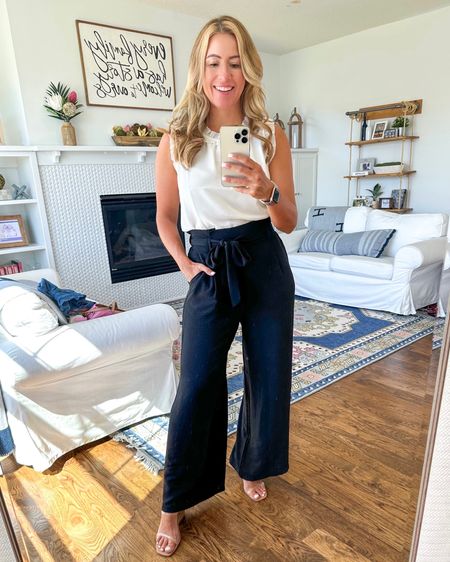 OMG this is literally the perfect office or dress look. These pants are SO flattering and comfortable with an elastic waist in the back and flat front. The wide leg makes you look long and lean 💫 Score them now on double sale in several colors.

New arrivals for summer
Summer fashion
Summer style
Women’s summer fashion
Women’s affordable fashion
Affordable fashion
Women’s outfit ideas
Outfit ideas for summer
Summer clothing
Summer new arrivals
Summer wedges
Summer footwear
Women’s wedges
Summer sandals
Summer dresses
Summer sundress
Amazon fashion
Summer Blouses
Summer sneakers
Women’s athletic shoes
Women’s running shoes
Women’s sneakers
Stylish sneakers
Gifts for her

#LTKSeasonal #LTKstyletip #LTKsalealert
