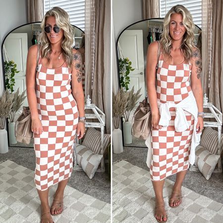 Summer outfit inspo 
Midi checkered dress - large
Shapewear - large (comes in more styles)
Bra - 36c, 2 colors


#LTKsalealert #LTKcurves #LTKstyletip