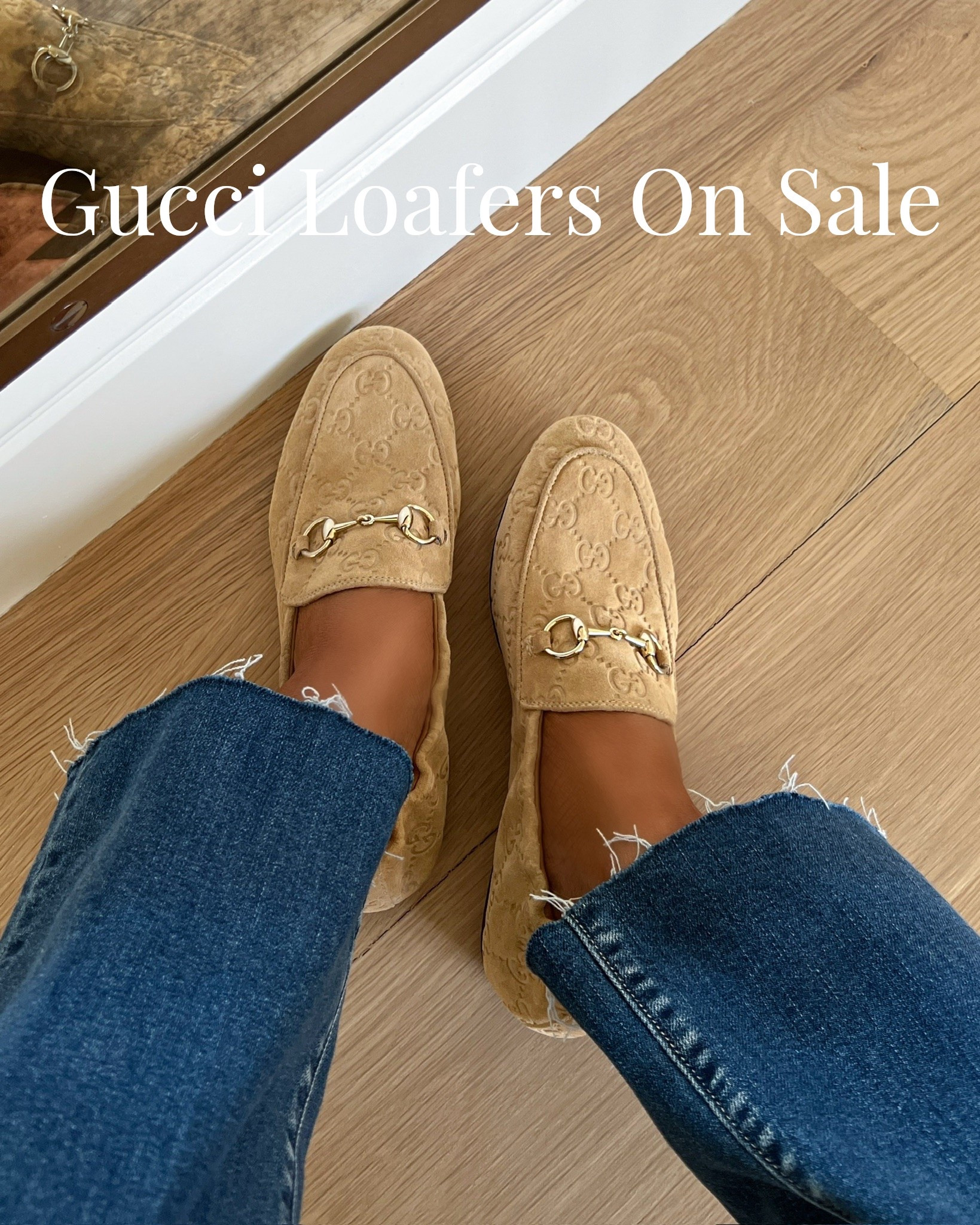 Gucci suede loafers on sale - save 18% off at gilt
Designer shoe sale

#LTKOver40 #LTKmomlife #LTKSaleAlert