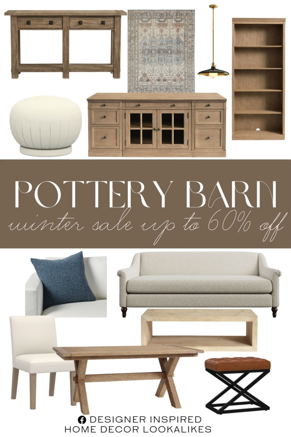 Pottery Barn Winter Sale. Up to 60% Off Modern Home Essentials. Modern Home Furnishings. Designer Lighting Sale. Contemporary Area Rugs. Limited-Time Savings. Contemporary Furniture & Lighting Sale. Contemporary Furniture Deals.   

Home more affordable option find copy cat similar look for less budget friendly affordable cheap cheaper beautiful pretty. Clearance sale coupon code discount code promo code luxury lookalike look a like Inspo inspiration inspired by idea ideas Love like these? I share multiple every day in my FB group.
#potterybarnsale #thewintersale #upto60off #salealert #furniturefinds #lightingsale #rugdeals #homeinspo #potterybarnfinds  

 #LTKHome #LTKSaleAlert