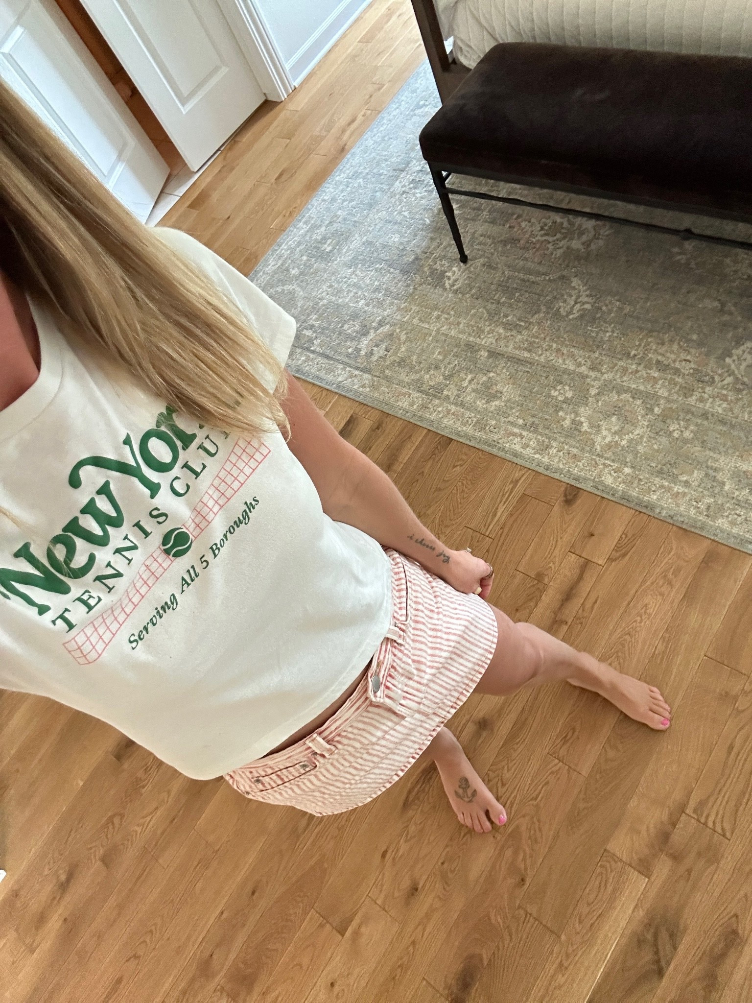 Documenting outfits to prove to my husband I got dressed at some point during the day since we are ships in the night with this new schedule! Skirt on clearance and it’s so fun!

#LTKdayinmylife #LTKgrwm #LTKmomlife