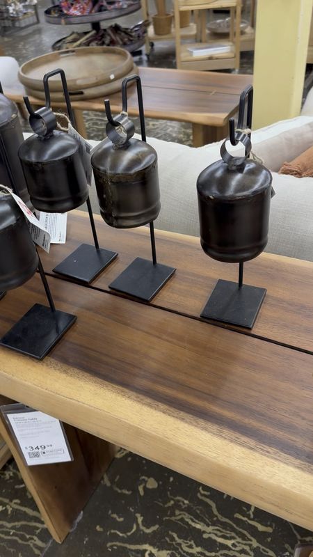 These iron bells on a stand are my favorite. Great to display year round

Shelf decor / home decor / vintage style decor / 

#LTKhome #LTKfindsunder50 #LTKsalealert