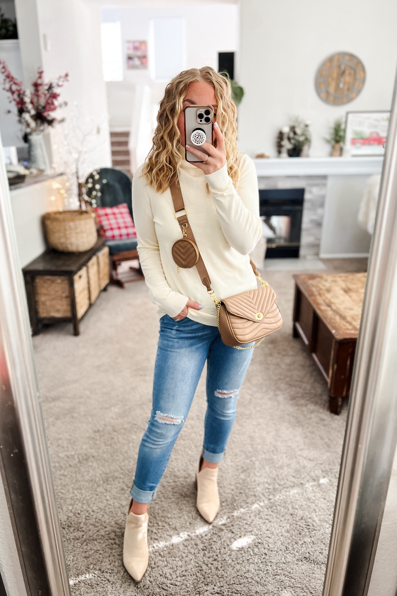 Winter Outfit Ideas with a lightweight beige turtleneck sweater, jeans, ankle boots, and crossbody bag  

Grab your true size with everything


Winter outfits| amazon winter outfit | winter travel outfit| winter dinner outfit | casual winter outfits | winter fashion | size 4-6 | cold weather outfits | winter outfit ideas | layering outfit for the cold| winter fashion 2024 | outfit inspo | outfit ideas | winter outfits amazon | boots | leggings outfits winter | casual outfit Ideas | amazon deal | amazon on sale | amazon handbags | amazon shoes | gift guide for her,

#LTKstyletip #LTKitbag #LTKshoecrush