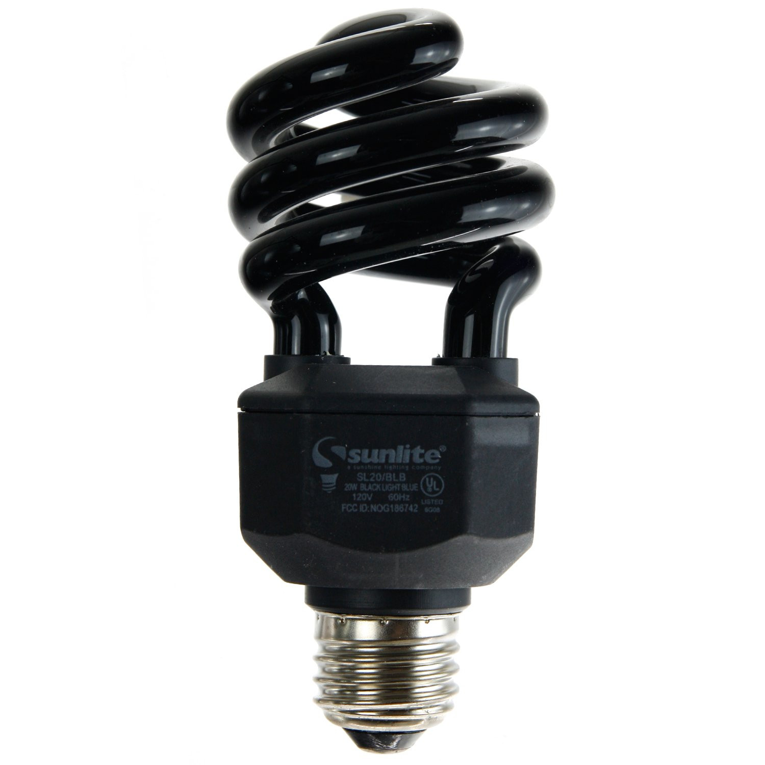 Sunlite 05439-SU CFL Black Light Bulb (BLB), Perfect for Halloween, Spiral Blacklight, 20 Watts, ... | Amazon (US)