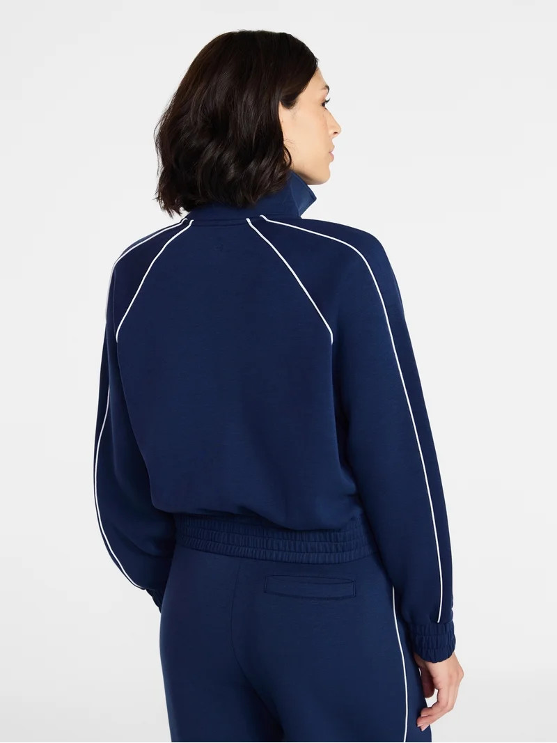 Avia Women's ScubaKnit Track Jacket, Sizes XS-XXXL | Walmart (US)