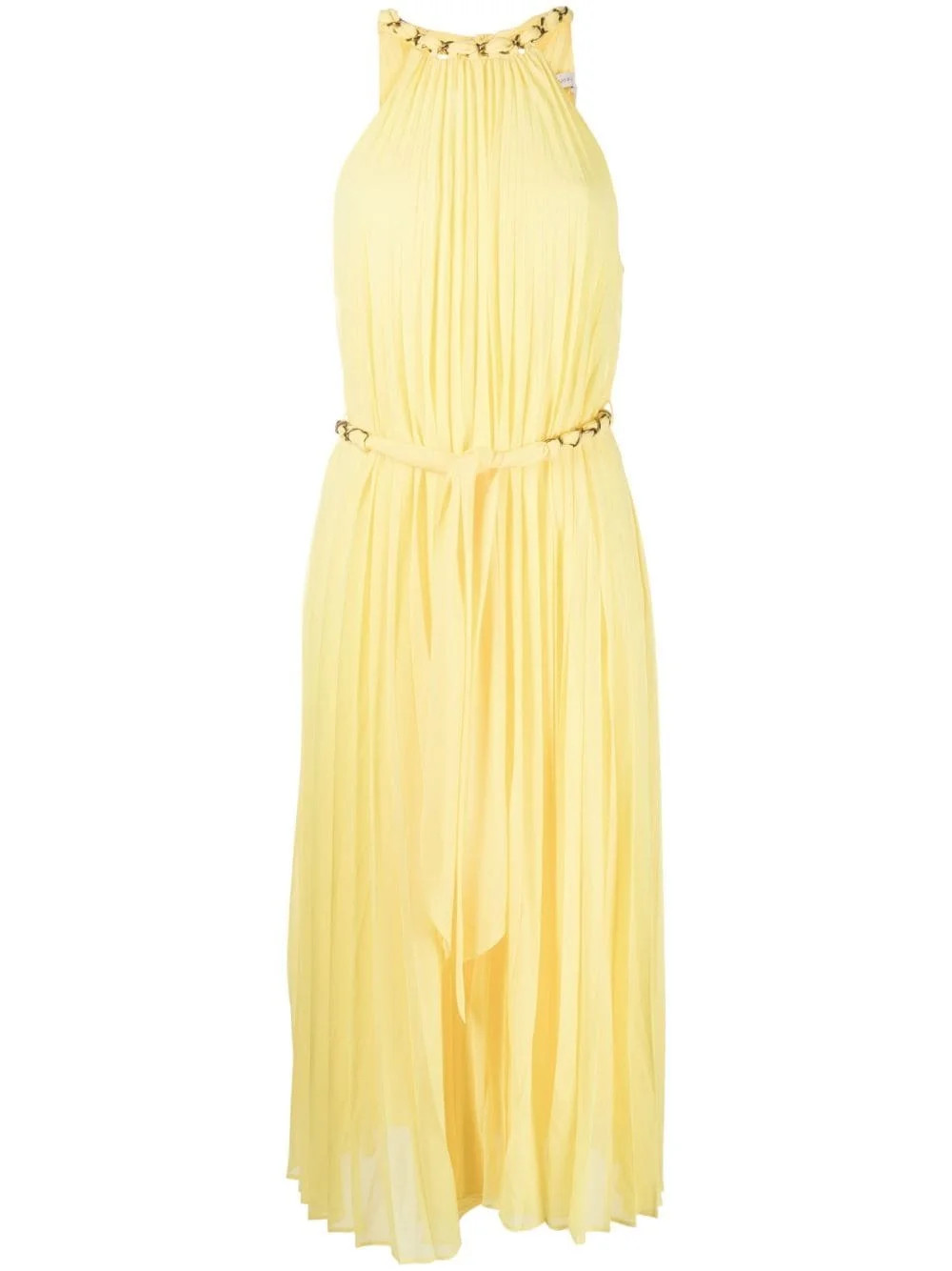 Zimmermann Pleated Halterneck Midi Dress | Cettire Global