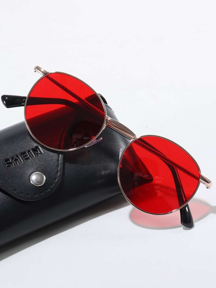 Men Metal Frame Fashion Glasses | SHEIN