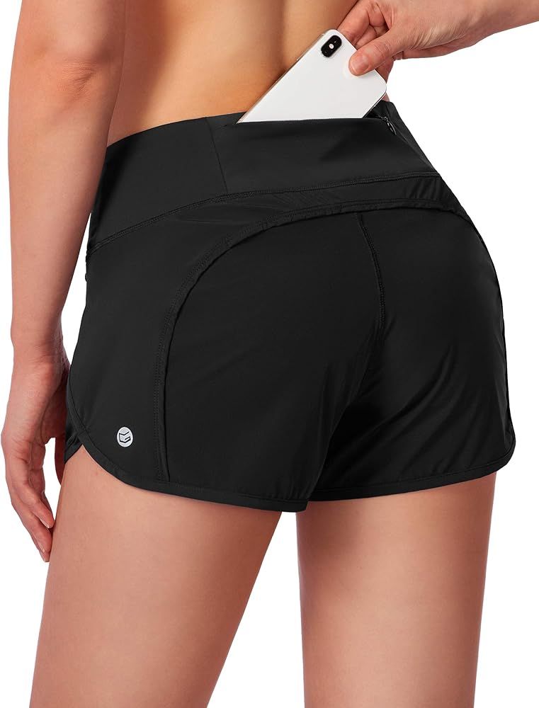 G Gradual Women's Running Shorts with Mesh Liner 3" Workout Athletic Shorts for Women with Phone ... | Amazon (US)