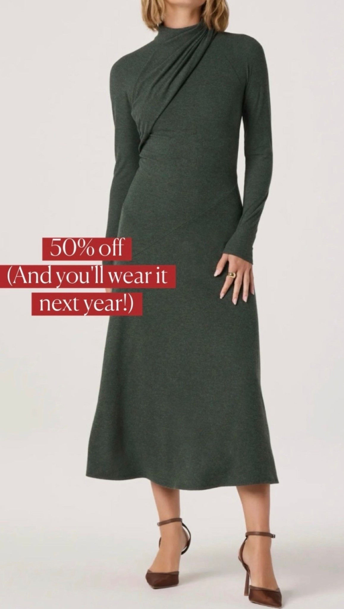 Winter dress
Sale 

#LTKSeasonal #LTKOver40 #LTKSaleAlert