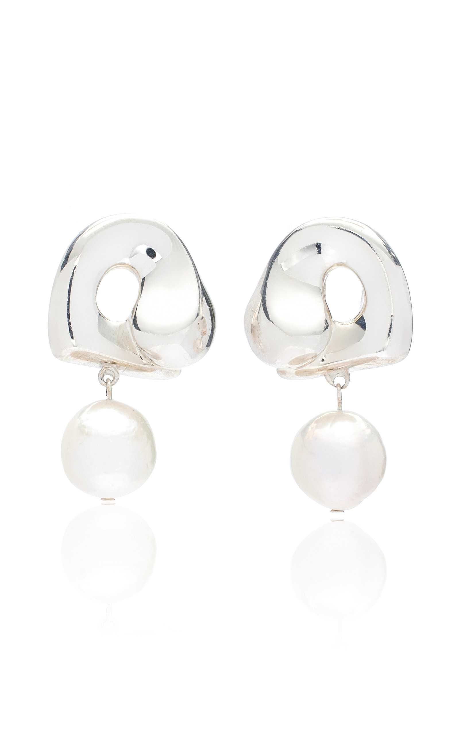 Sandra Sterling Silver Pearl Earrings | Moda Operandi (Global)