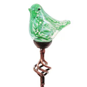 Exhart  36-in Green Glass Solar Assorted Stake | Lowe's