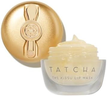 TATCHA The Kissu Gold Leaf Lip Mask | Limited-Edition Restorative Shimmery Lip Mask - Visibly Plu... | Amazon (US)