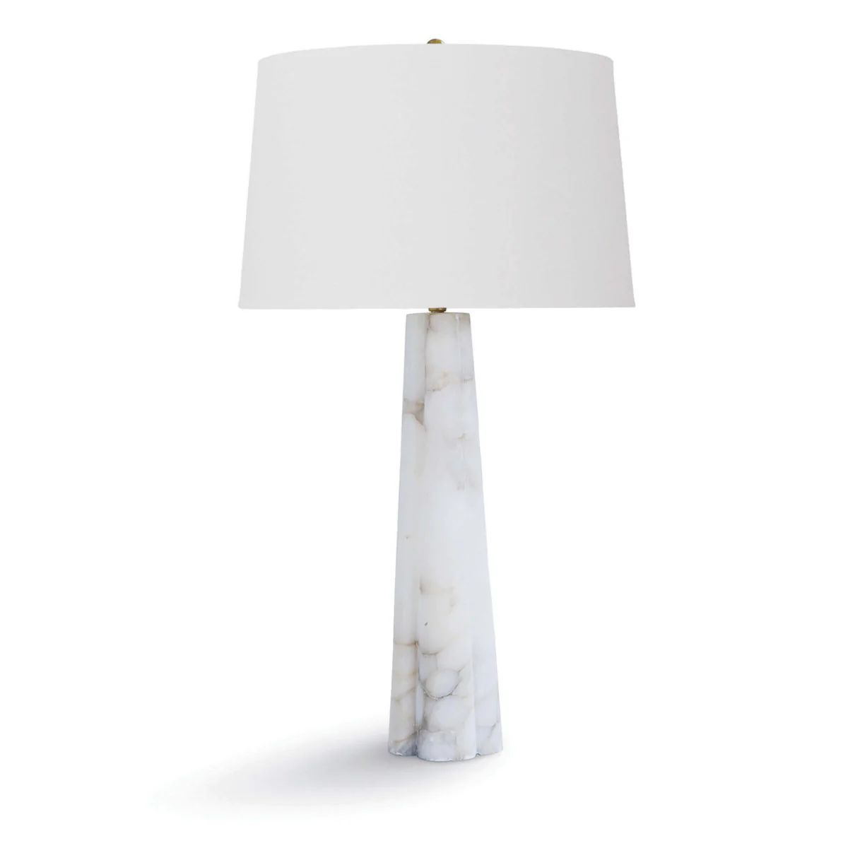 Quatrefoil Alabaster Table Lamp Small | Burke Decor