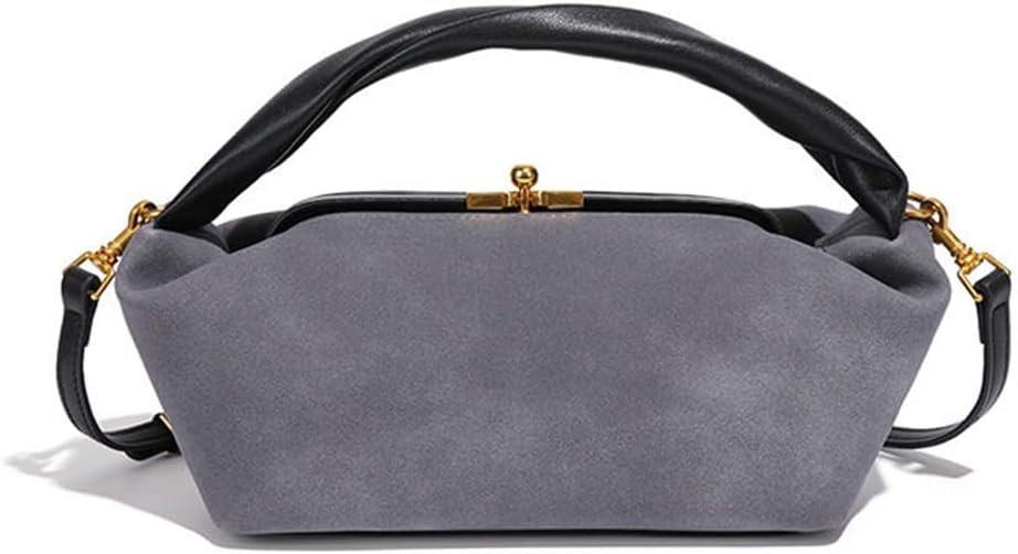 Mini Crossbody Purses for Women Suede Leather Dumpling Bag Mini Handbags Trendy Small Top Handle Bags | Amazon (US)