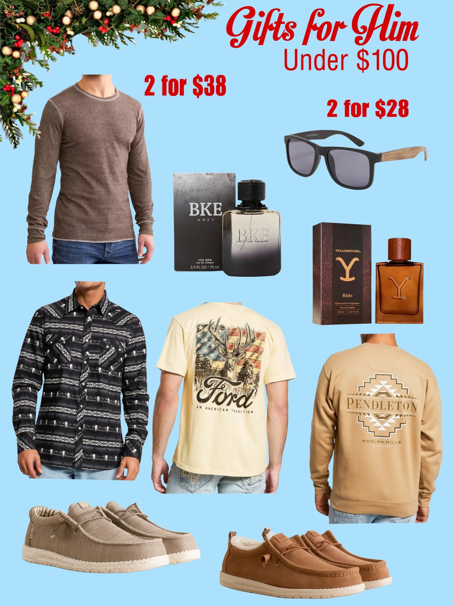 Gifts for him under $100! Western/country fashion finds!

#LTKGiftGuide #LTKMens #LTKHoliday