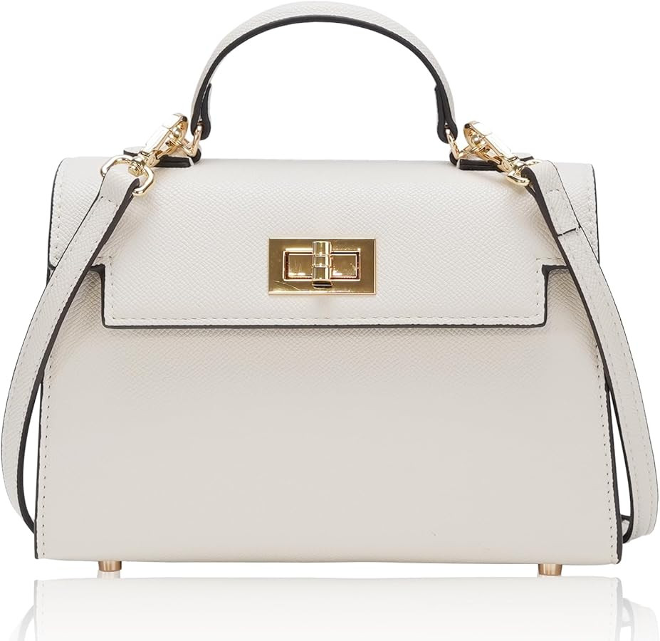 Leather Crossbody Bag and Purses for Women - Luxury Shoulder Handbags with Adjustable Strap Cross... | Amazon (US)