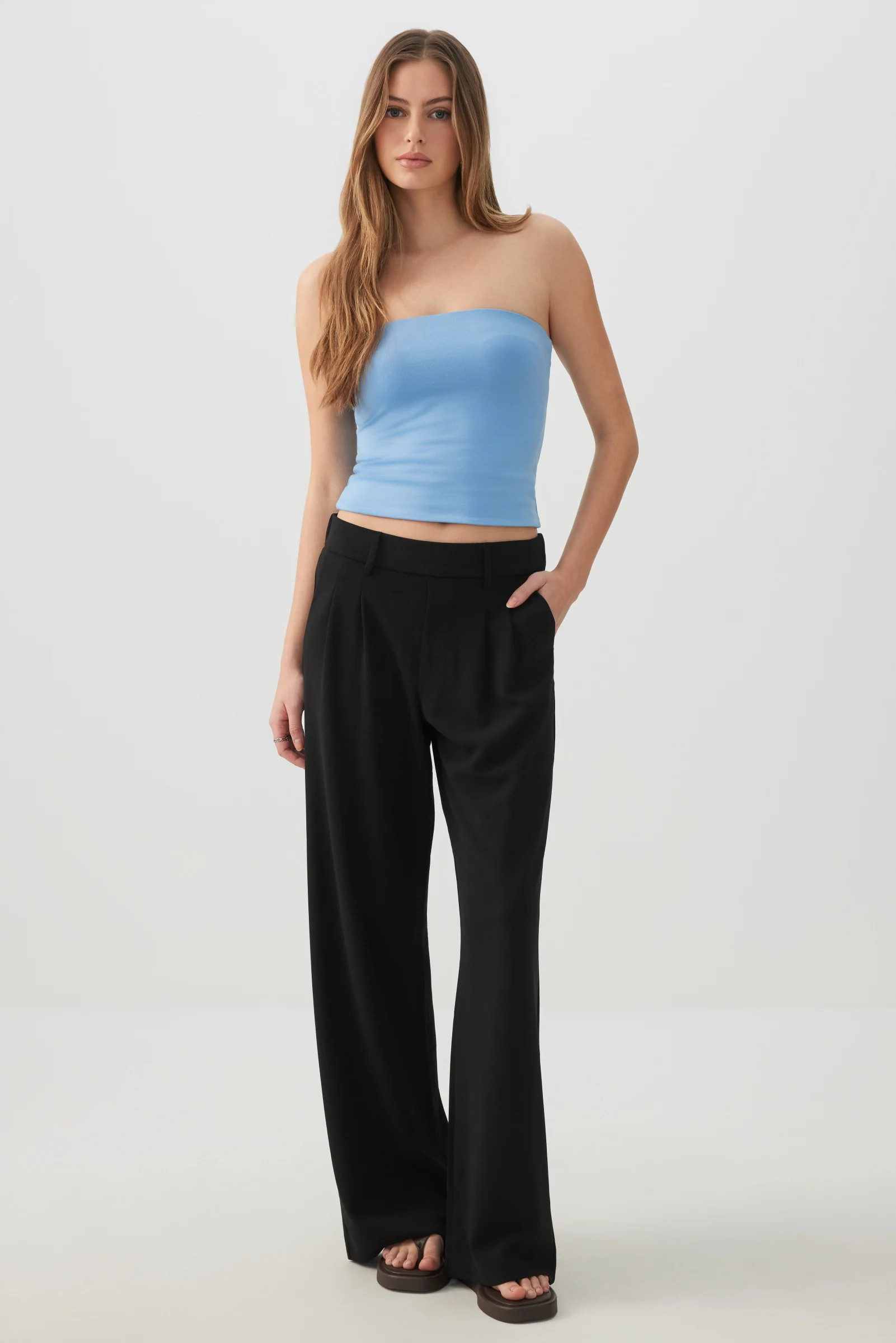 Pleated Pull On Wide Leg Trouser | Ardene