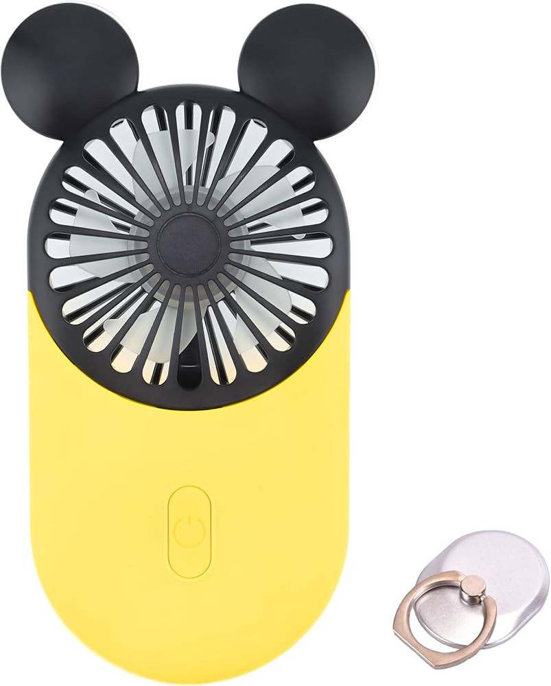 Cute Handheld Mini USB Fan, Rechargeable Portable Fan, 3 Adjustable Speeds and Wearable Accessori... | Amazon (US)
