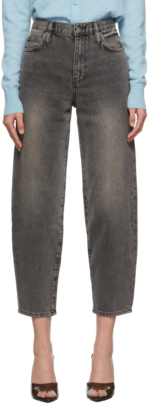 Le Ultra High Rise Barrel Jeans | SSENSE