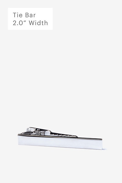 Silver Metal Executive Clasp Tie Bar | Ties.com | Ties.com