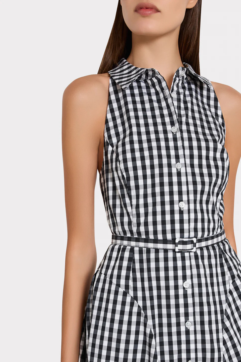 Maxine Gingham Midi Dress | MILLY