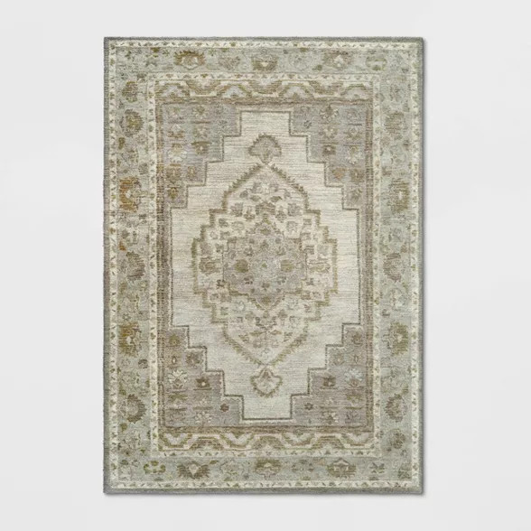 Wool Tufted Geometric Persian Area Rug - Threshold | Target