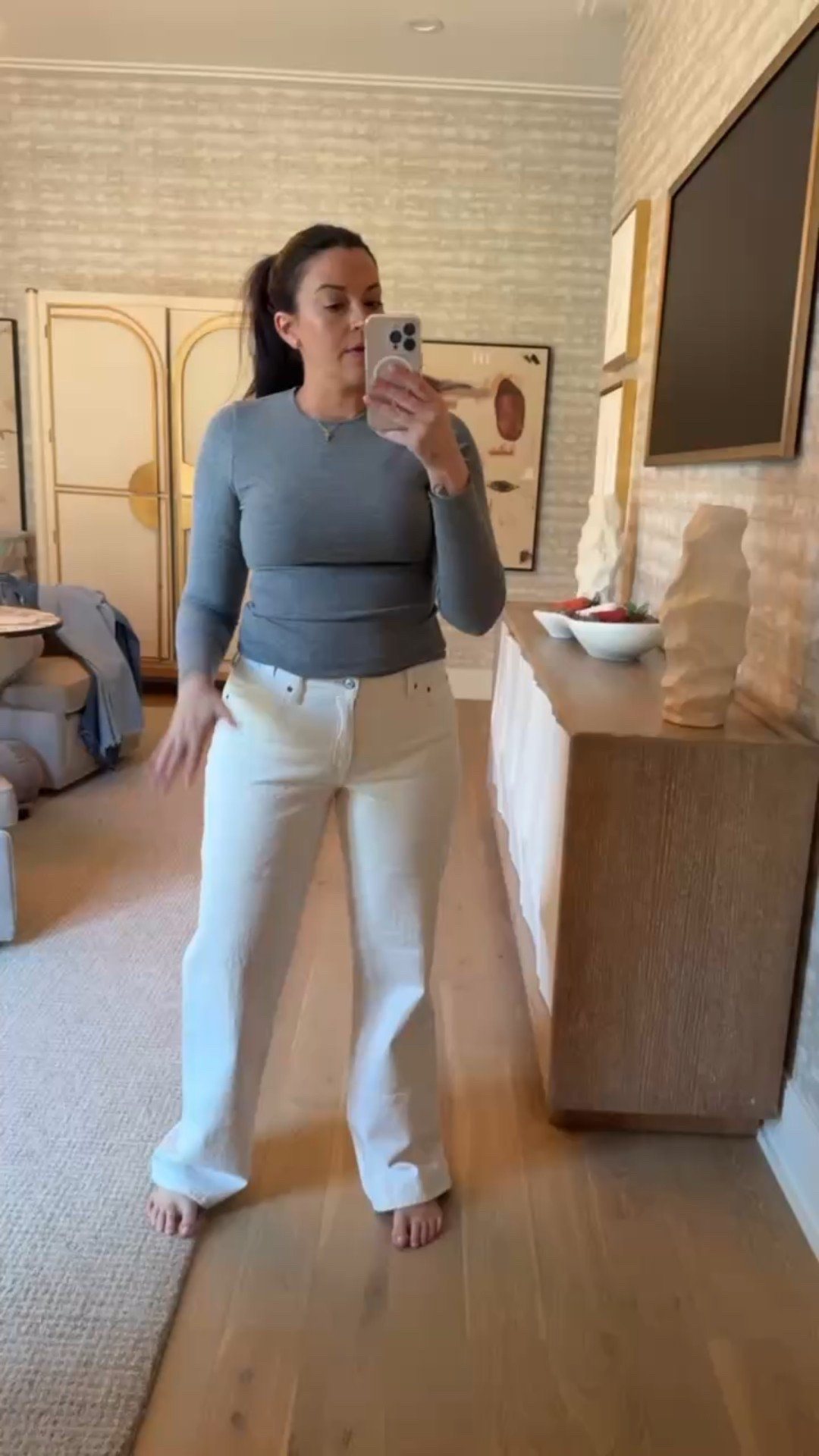 Talking through sizing and fit of the Abercrombie low rise baggy jeans! LAST DAY to use code “AFLTK” for an additional 25% off at checkout! 

#LTKFindsUnder100 #LTKSpringSale #LTKWatchNow