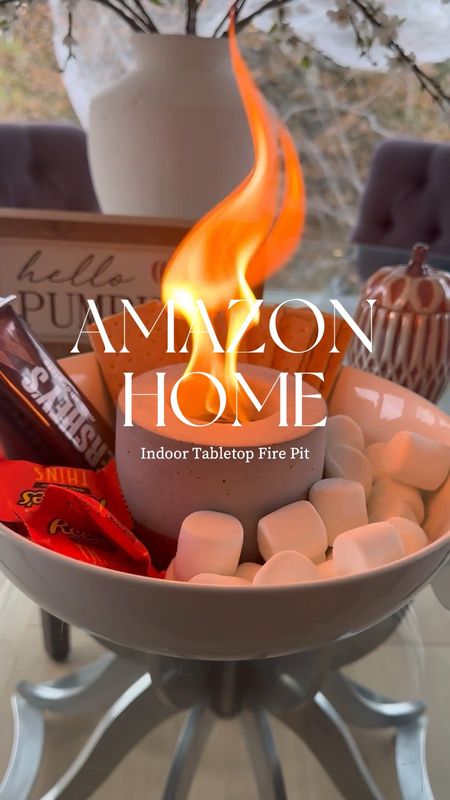 Amazon tabletop fire pit. Perfect for s’mores and would make a great gift!

#LTKhome #LTKGiftGuide #LTKSeasonal