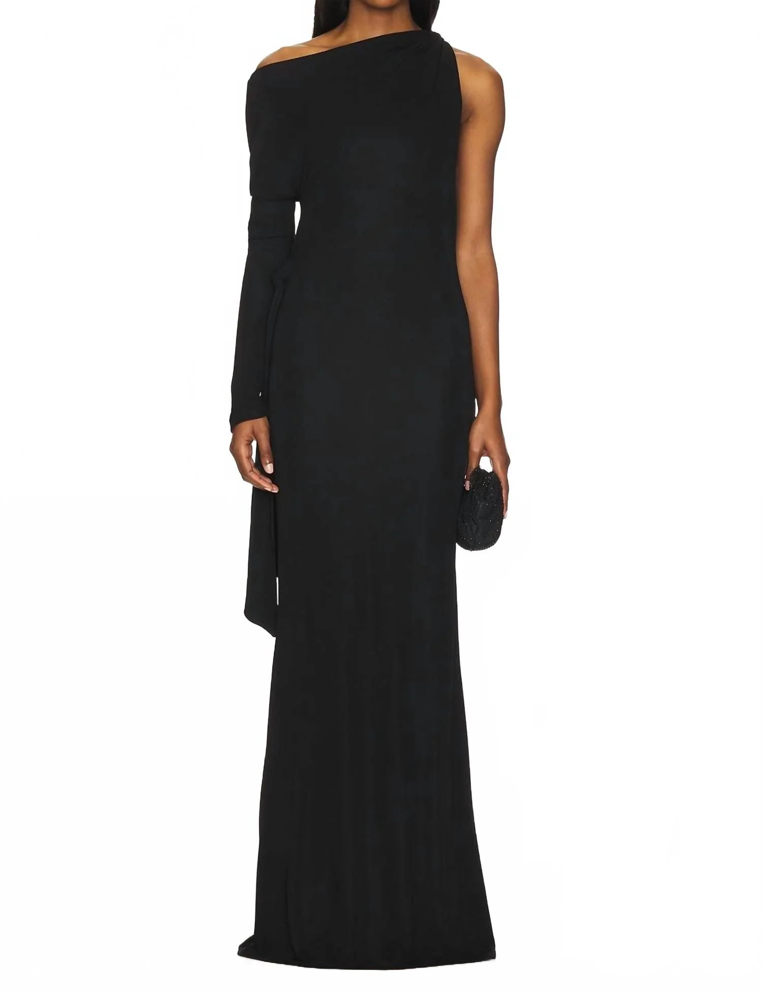 The Shuri Maxi Dress In Black | Shop Simon