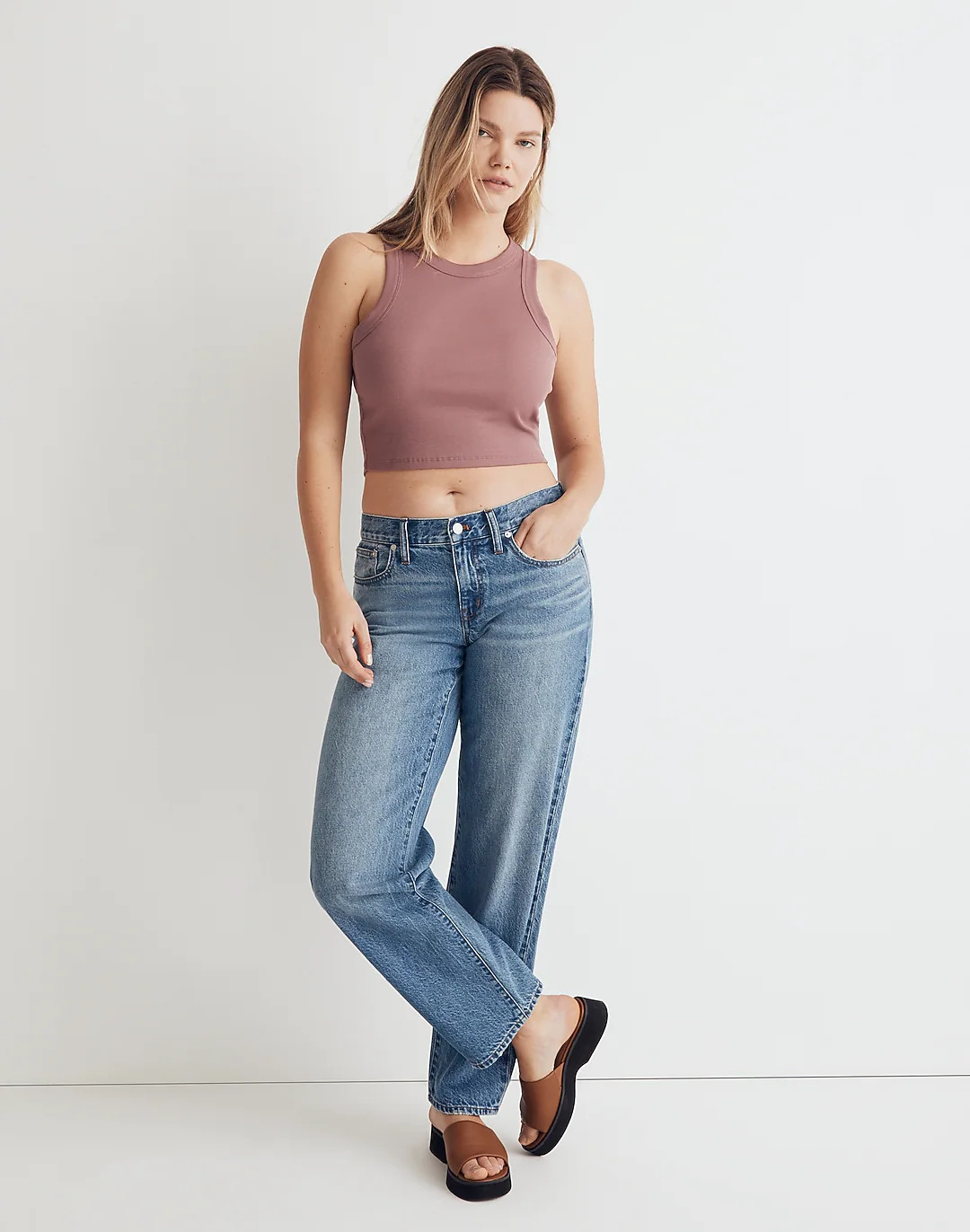 Brightside Crop Tank | Madewell