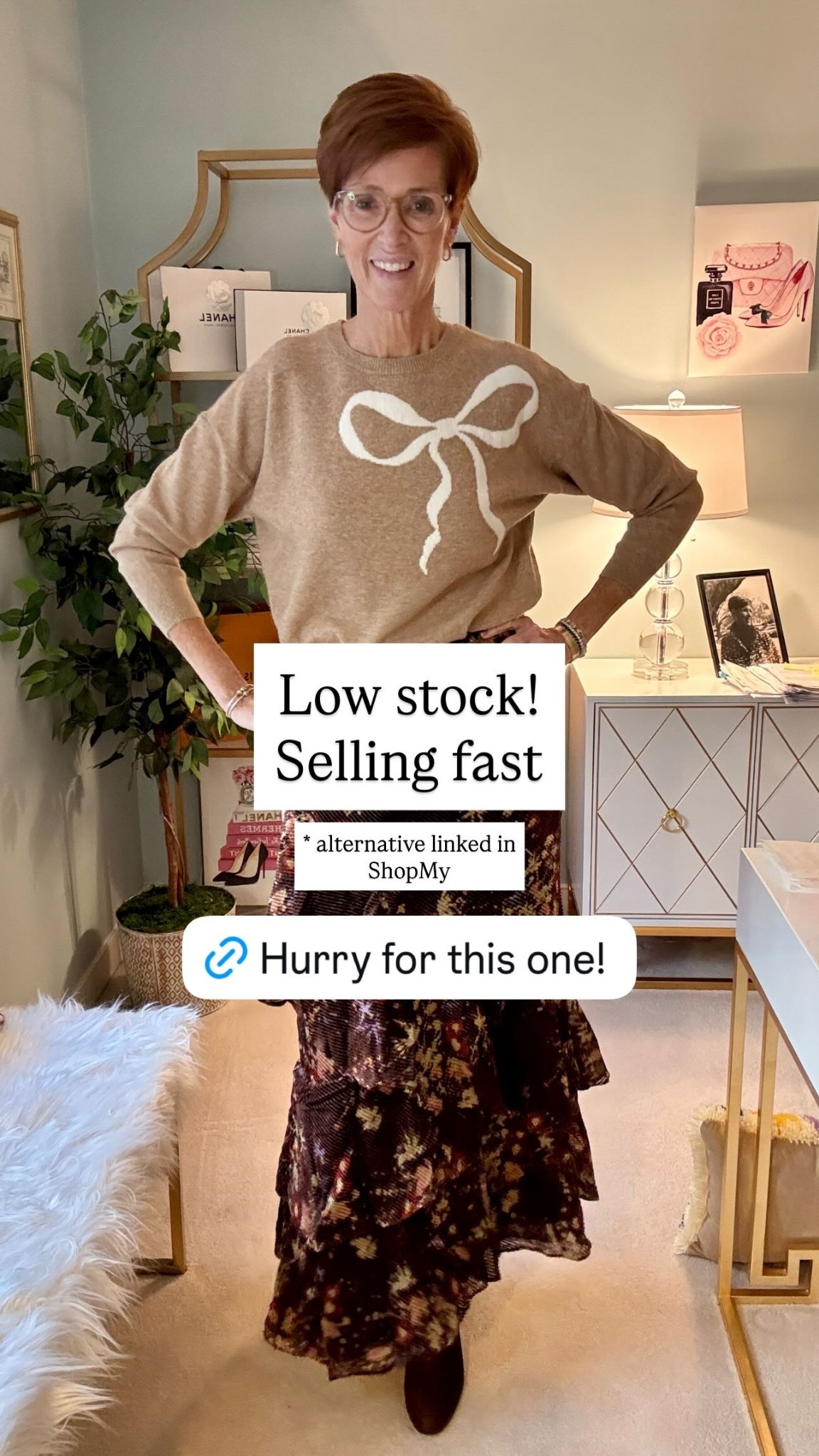 Low stock!
Selling fast
 * alternative linked in
ShopMy

#LTKHoliday #LTKOver40 #LTKTall