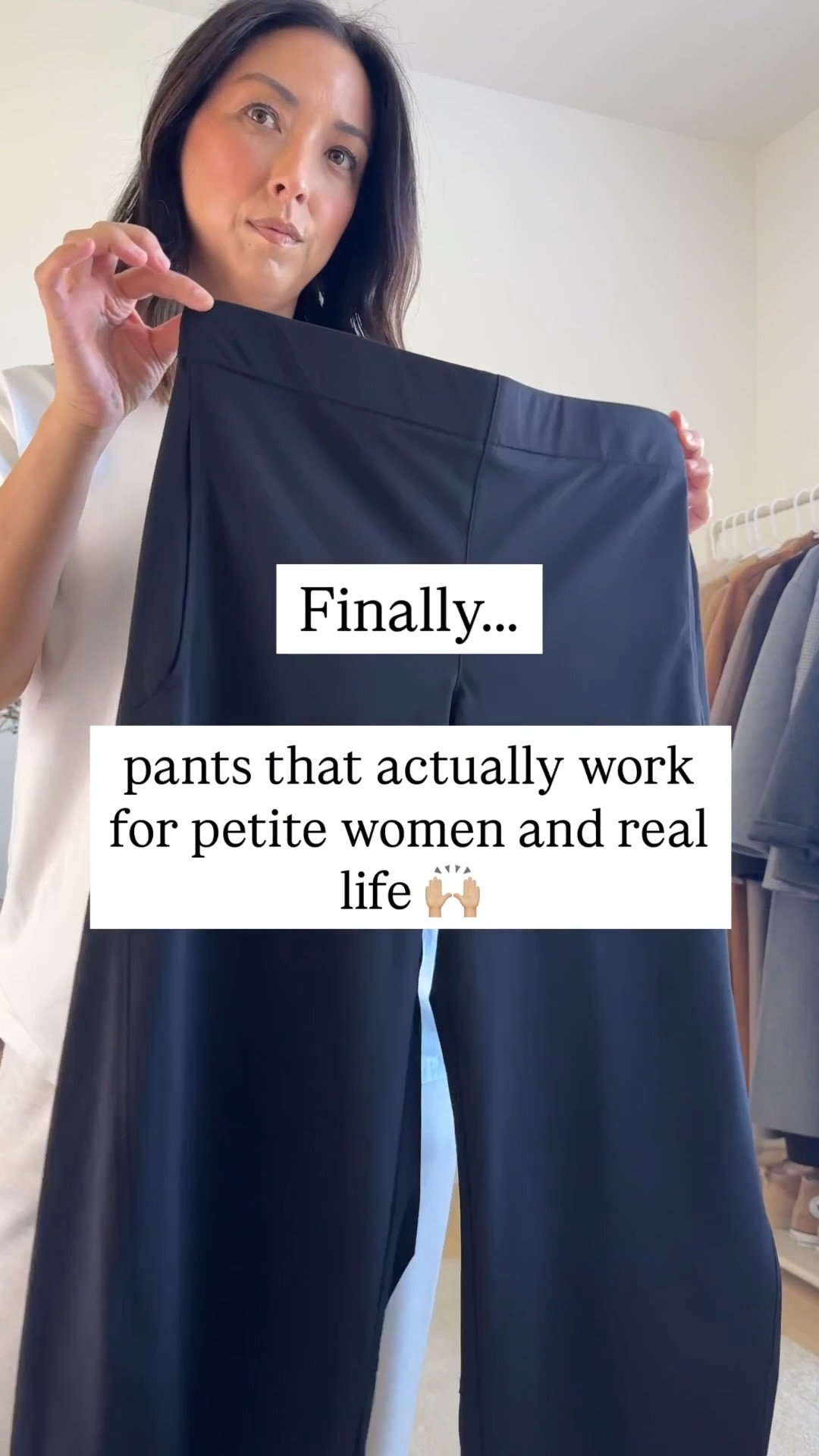 Ruti On The Loose Work Pant 3 ways. Saw these pants all over Instagram and had to try them since they're barrels. Very comfortable and elevated and I love that they can be worn for anything  - mom life, casual wear, and work life. You can even dress them up. Not a true high rise for me, so I had to size up for extra comfort. Wearing petite 4

Look 1
Zara cropped jacket small (old)
Aritzia tee medium
Ruti pants petite 4
Onitsuka tiger sneakers 4 mens
Mansur Gavriel tote
YSL sunglasses

Look 2
AYR denim jacket small
Aritzia tee medium
Everlane sweater xs
Ruti pants petite 4
Veronica Beard loafers 5.5, but run tts
Liffner shoulder bag
Celine sunglasses

Look 3
Everlane sweater xs
Ruti pants petite 4
Sam Edelman loafers 5
Quince bag
YSL sunglasses

Petite style 

#LTKmomlife #LTKSaleAlert #LTKPetite