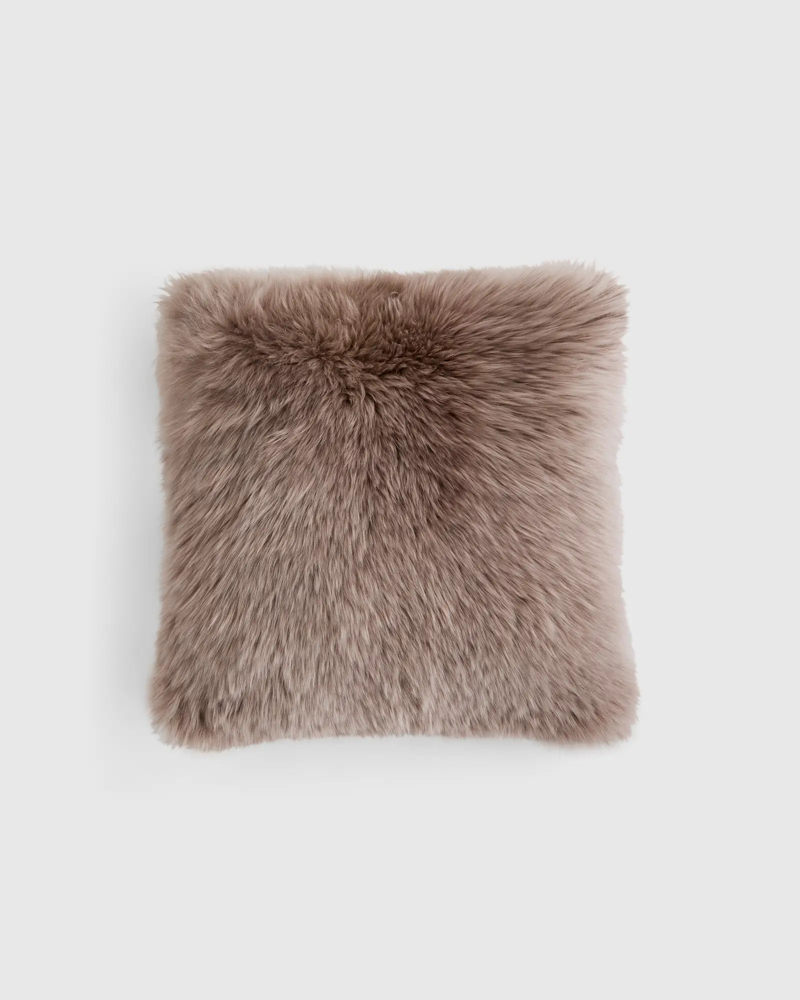 Natural Sheepskin Accent Pillow in Mink | Quince