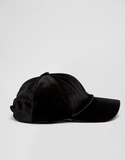 7X Velvet Baseball Cap at asos.com | ASOS US