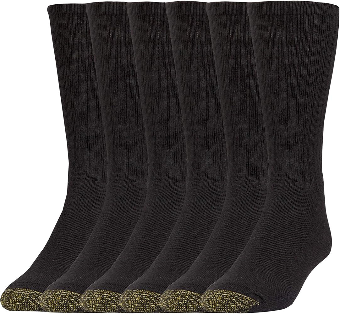 GOLDTOE Men's Harrington Crew Socks, Multipairs | Amazon (US)